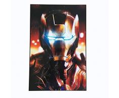 Agility gerahmt Iron Man (Iron Man Teaser) 25,4 x 38,1 cm Poster in Basic Rahmen aus Massivem Holz Art Wand
