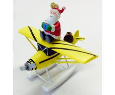 Cape Shore Weihnachtsdekoration Weihnachtsmann auf Float Plane