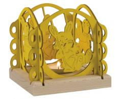 Saico OA 2002 Laterne/ Leuchter mit Teelicht Osterhaseâ, gelb
