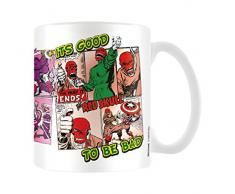 DC Universe Marvel Comics Kaffeetassen, Keramik, Mehrfarbig, 8x11.5x9.5 cm