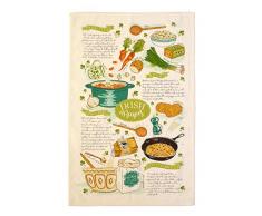 Ulster Weavers Geschirrtuch, Motiv Irish Recipes, Baumwolle