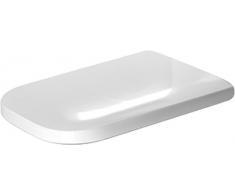 Duravit 0064610000 WC-Sitz Happy D.2 ohne SoftClose Scharniere Edelstahl, lang, weiÃ