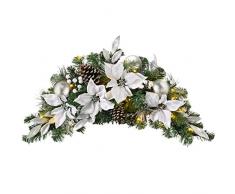 WeRChristmas Lichterkette mit 20 warmen LED-Lichtern, Mehrfarbig, 90 cm