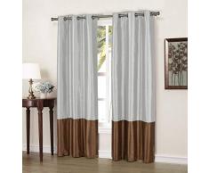 Duck River Textile Bridgette Maschinenwaschbar in kaltem Wasser, nur chlorfreie Bleichmittel verwenden, bei niedriger Temperatur trocknen und bei Bedarf warm bügeln, Multi, 37x84 (2 Pieces)