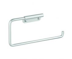 iDesign 22710EU Metro Wandmontierter Toilettenpapierhalter fürs Badezimmer, 26,7 x 13,6 x 2,08 cm, silber, Aluminum