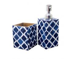 collectiblesBuy Seifenspender und Zahnbürstenhalter in Hornform, für Badezimmer, Royal Look