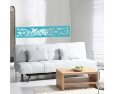 INDIGOS 4052166044868 Wandtattoo w273 Ornament, Bumen Wandaufkleber 120 x 24 cm, türkis