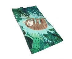 JOEKAORY Hug Tree Faultier Handtücher Badezimmer Küche Weiche Mikrofaser Strand Reise Handtuch für Pool Bad Spa Fitness Schwimmen Haustier Camping Outdoor Home Decor