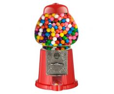 Great Northern 15 Zoll Vintage Candy Gumball Maschine und Bank, mit Ständer, jeder liebt Gumballs, rot, 15-Inch