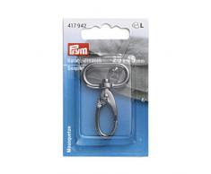 Prym 417942 25 x 45 mm gunmetal Karabinerhaken, Zinklegierung