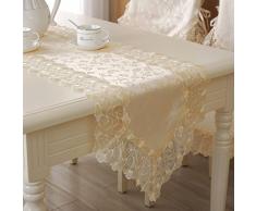 Batterien betrieben Spitze Läufer und Dresser Schals 16 von 71,1 cm 16 x 86 Beige