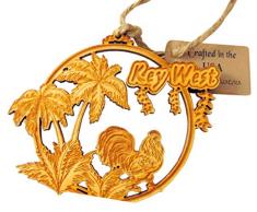 Key West Ornament Florida Souvenir Weihnachtsbaum-Dekoration, handgefertigt, in Geschenkbox