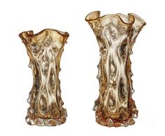 OK Lighting Pfirsich Sorbet Set Glas Vase