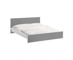 Apalis 93562 Möbelfolie für Ikea Malm Bett niedrig 140x200 cm - Colour, gröÃe 77 x 157 cm, cool grau