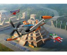 AG Design FTDm 0719 Planes Disney, Papier Fototapete Kinderzimmer- 160x115 cm - 1 Teil, Papier, multicolor, 0,1 x 160 x 115 cm