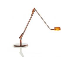 Kartell Schreibtischleuchte Plastik 5.6 W, Bernstein 21 x 21 x 113 cm