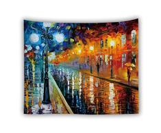 Whim-Wham Van Gogh Wandteppich für Schlafzimmer, Wohnzimmer, Wohnzimmer, Wohnzimmer, Picknick, Arbeitszimmer, Arbeitszimmer 59x51/150x130cm T089-3