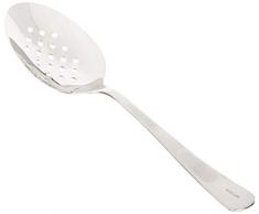 Mercer Culinary Löffel mit Schlitzen + Schale, 18 cm, Edelstahl-Beschichtung, Silberfarben, Edelstahl, Not Applicable, 24.64 x 2.2000000000000002 x 2.2000000000000002 cm