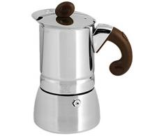 Home Lili CaffÃ¨ Oro Kaffeemaschine zu 6 Tassen, Inox