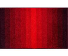 Grund Badteppich 100% Polyacryl, ultra soft, rutschfest, ÖKO-TEX-zertifiziert, 5 Jahre Garantie, RIALTO, Badematte 70x120 cm, rubin