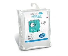 Sweet Night Axel Matratzenschoner Wasserdicht Jersey Polyester, waschbar bis 90 °C Jersey weiß 90 x 200 cm