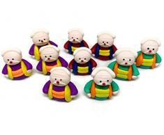 D015 Miniaturfiguren für Puppenhaus, Schwein, Bikini, Cartoon, Fee, Garten, Landschaftsfigur, Möbel, Bonsai-Dekoration, 10 Stück