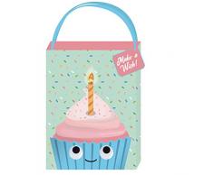 American Crafts 353771 Geschenktüte mit Cupcake-Motiv, multi, Einheitsgröße