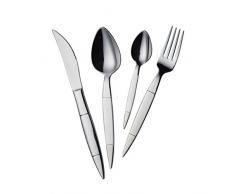 Mulex 200920/0/60 Miami poliert Besteckset, Chrom-Edelstahl-Legierung 18/0 – hochglanzpoliert Nickelfrei