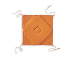 Today Sitzkissen 4 Ecken Sitzkissen 4 Ecken Polyester 40 x 40 x 2 cm, Polyester, Orange, 40x40x2 cm