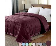 Downluxe Daunendecke Alternative Queen kastanienbraun