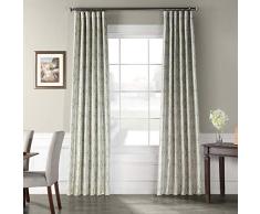 halben Preis Drapes Täbris Bedruckte Kunstseide TAFT Verdunkelungsvorhang, grün, 50 x 120