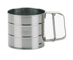 kela Mehlsieb Frieda 10x9,5cm aus Edelstahl, Silber, 10 x 10 x 9.5 cm