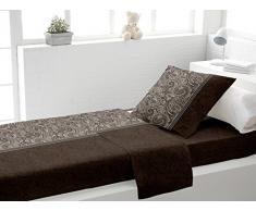 Soleil docre Bettgarnitur Baumwolle Einzelbett ISPAHAN braun