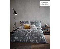 Inhalt von Conran Bettdecke Set, Baumwolle, grau, King Size