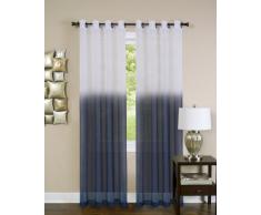 Achim Home Furnishings Essense Vorhang, mit Ösen, 132 x 183 cm, Blau