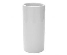 Holst Porzellan RV 015 Porzellanvase Röhre 15 cm, weiß, 7 x 7 x 15 cm, 2 Einheiten