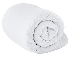 Paoletti Bettdecke, Hohlfaser, ganzjÃ¤hrig anwendbar, fÃ¼r Allergiker geeignet, Polycotton, weiÃ, King Size