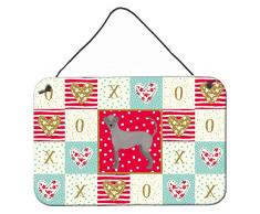 Carolines Treasures Ecuadorian Hairless Dog Love Türaufhänger, Wanddekoration, Mehrfarbig