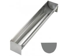 De Buyer - 3050.50 - Rinne für terrinen, pasteten, kuchen, eiskuchen...rund, wasserdicht - Runde dachrinne-l 50cm-b-5cm