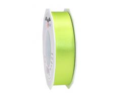 Präsent - SATIN Geschenkband - hellgrün - 25-m-Rolle 25 mm