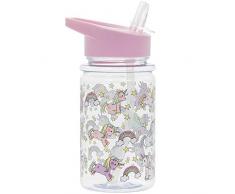 Lesser & Pavey Trinkflasche, Einhorn, Mehrfarbig, 17 cm hoch