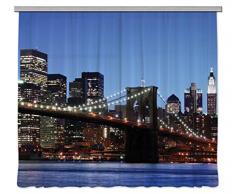 AG Design Kinderzimmer Gardine/Vorhang, Stoff, Mehrfarbig, 0.1 x 280 x 245 cm