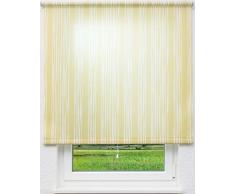 Sunlines Dekor Vertikalstreifen grün, Tageslicht, 142x180cm Springrollo, PES, 142 x 180