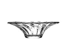 Crystaljulia Dekoschale, Kristall, 35.5cm, 35.5 x 35.5 x 11 cm