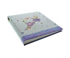 Goldbuch Hochzeitsalbum, True Love, 30 x 31 cm, 60 weiße Seiten mit Pergamin-Trennblättern, Kunstdruck mit Goldprägung und Relief, Weiß, 08159