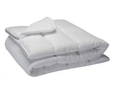 Pikolin Home rf06240pk260bla Bettdecke/Bettbezug, Milben, Herbst, 300 gr/m², 180, Baumwolle, Weiß, Bett Doppelbett, 220.0 X 240.0 x 4.0 cm