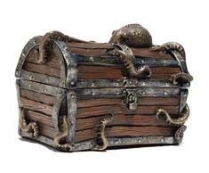 Octopus Schatztruhe Schmuckkästchen Statue DEKO Box