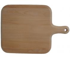 H & L Russel Schneidebrett rechteckig 40x28x1,8 cm FSC-zertifizierte Buche Flacher Griff geölte Optik