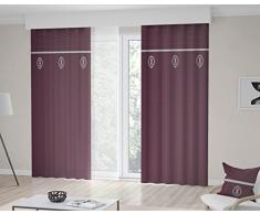 Soleil docre Ösenvorhang Baumwolle 135x250 cm Boudoir violett