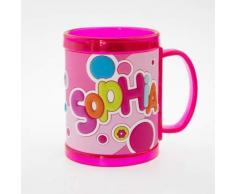 H&H 03873010066 Kinderbecher - Namensbecher, Kunststoff, Mehrfarbig